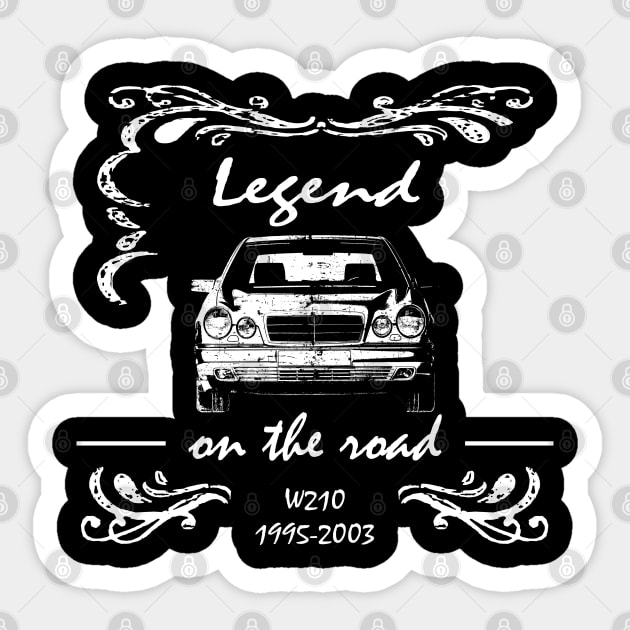 W210 Legend classic car vintage Sticker by WOS